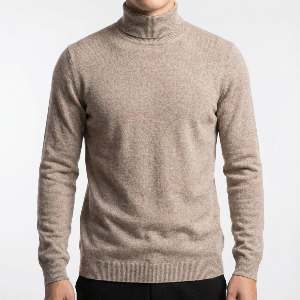 Men's Classic Cashmere Turtleneck Sweater