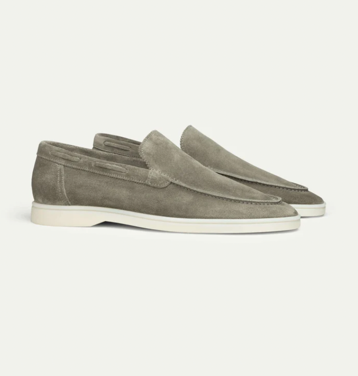 Men's Classic Suede Slip-On Loafers