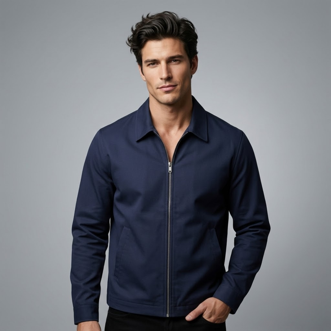 Men's Classic Nylon Bomber Jacket