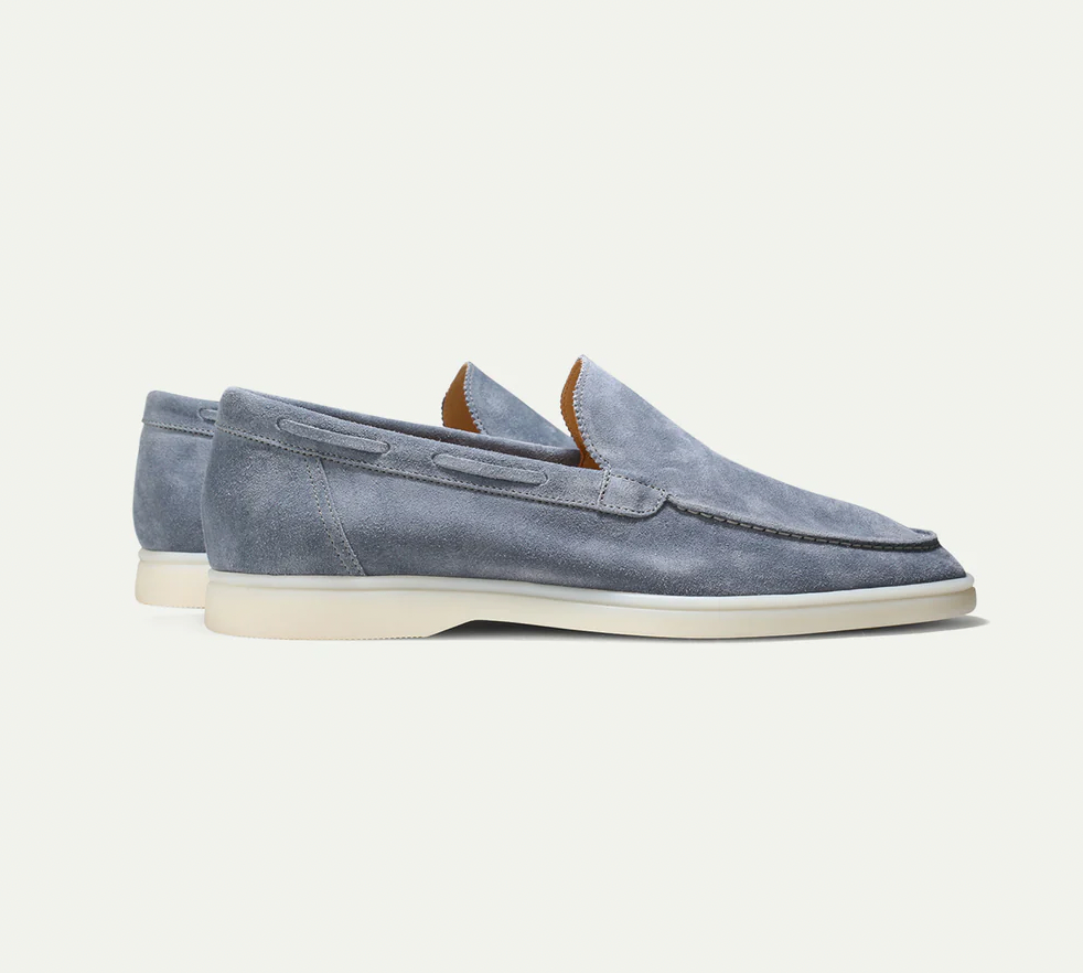 Men's Classic Suede Slip-On Loafers