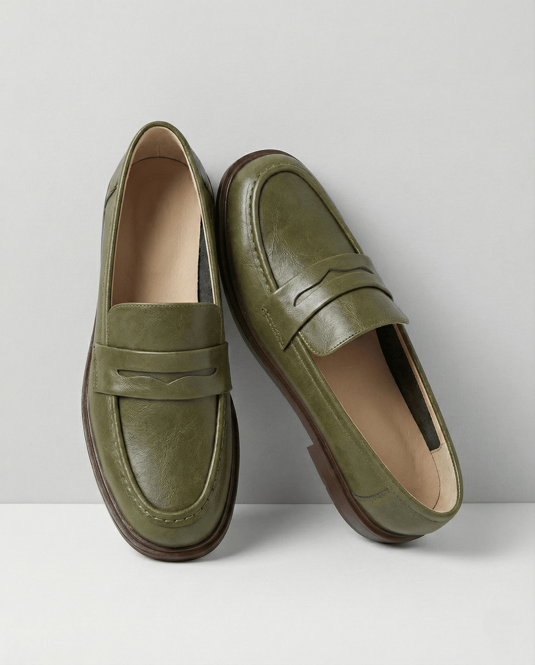 Women's Classic Leather Penny Loafers