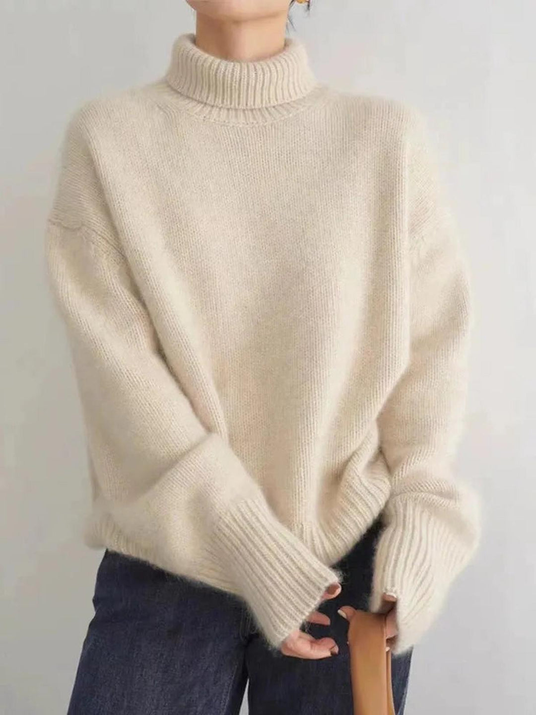 Women's Casual Knit Relaxed Fit Sweater