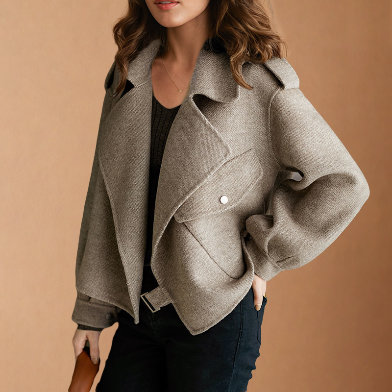 Women's Classic Wool Cropped Jacket
