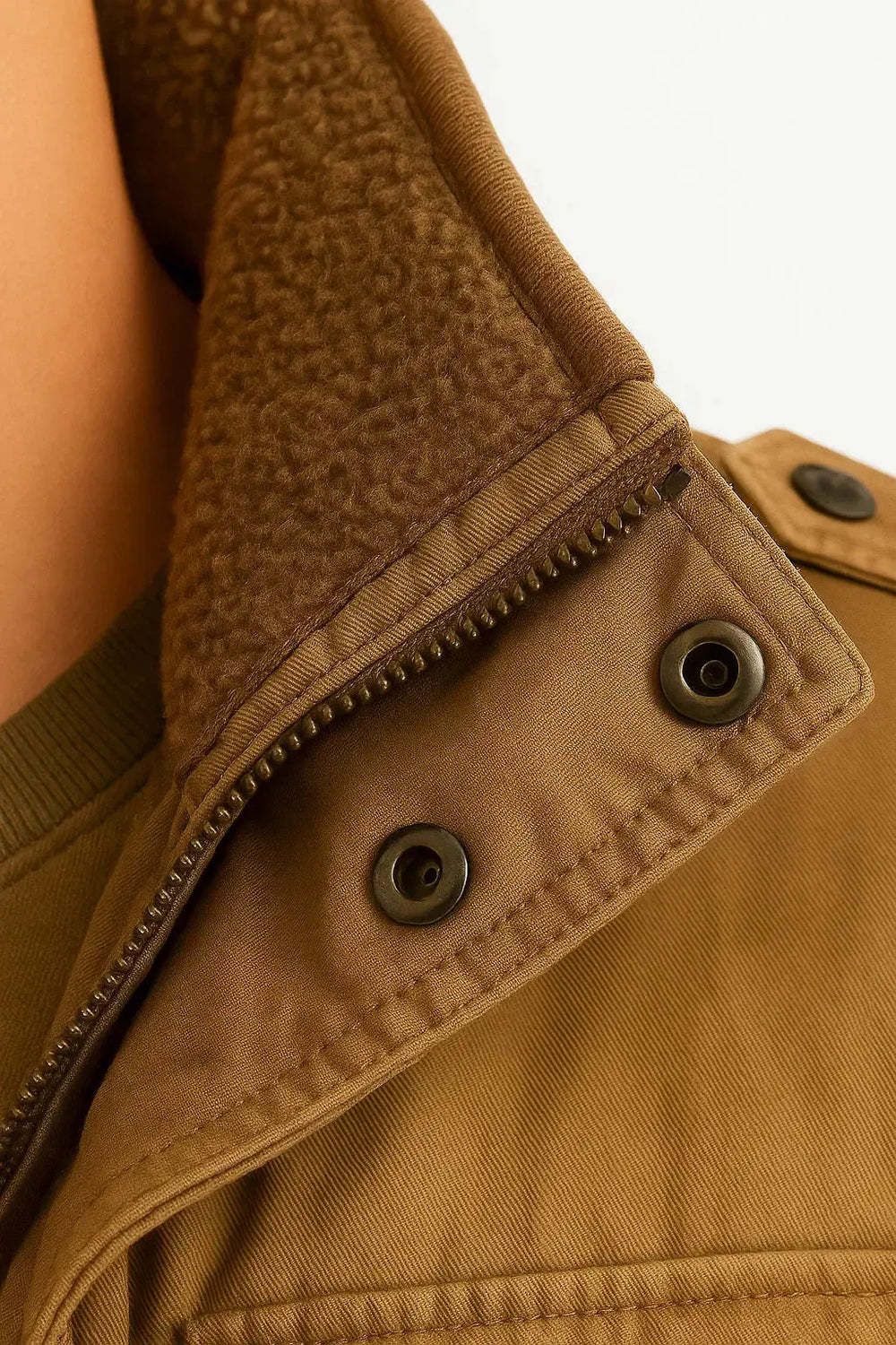 Men's Casual Zip-Up Hooded Jacket with Chest Pocket