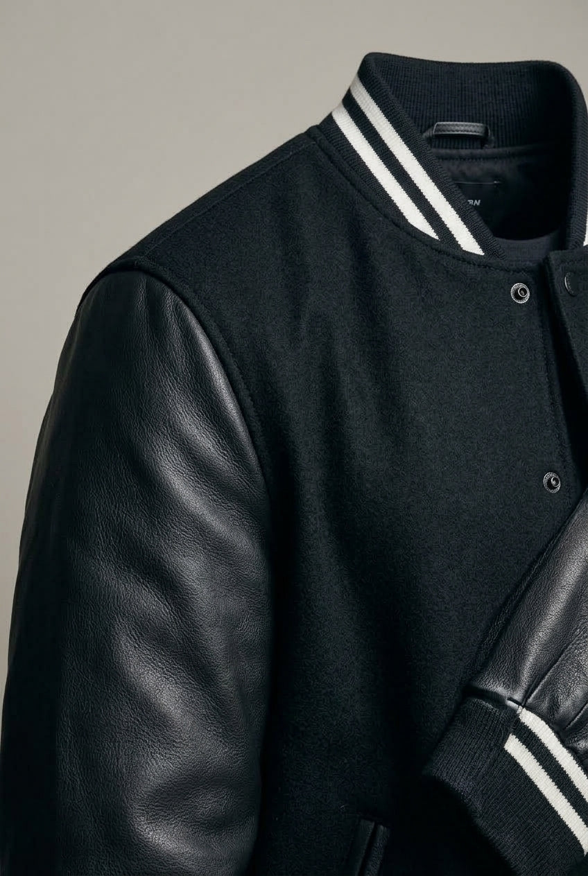 Men's Casual Zip-Up Bomber Jacket