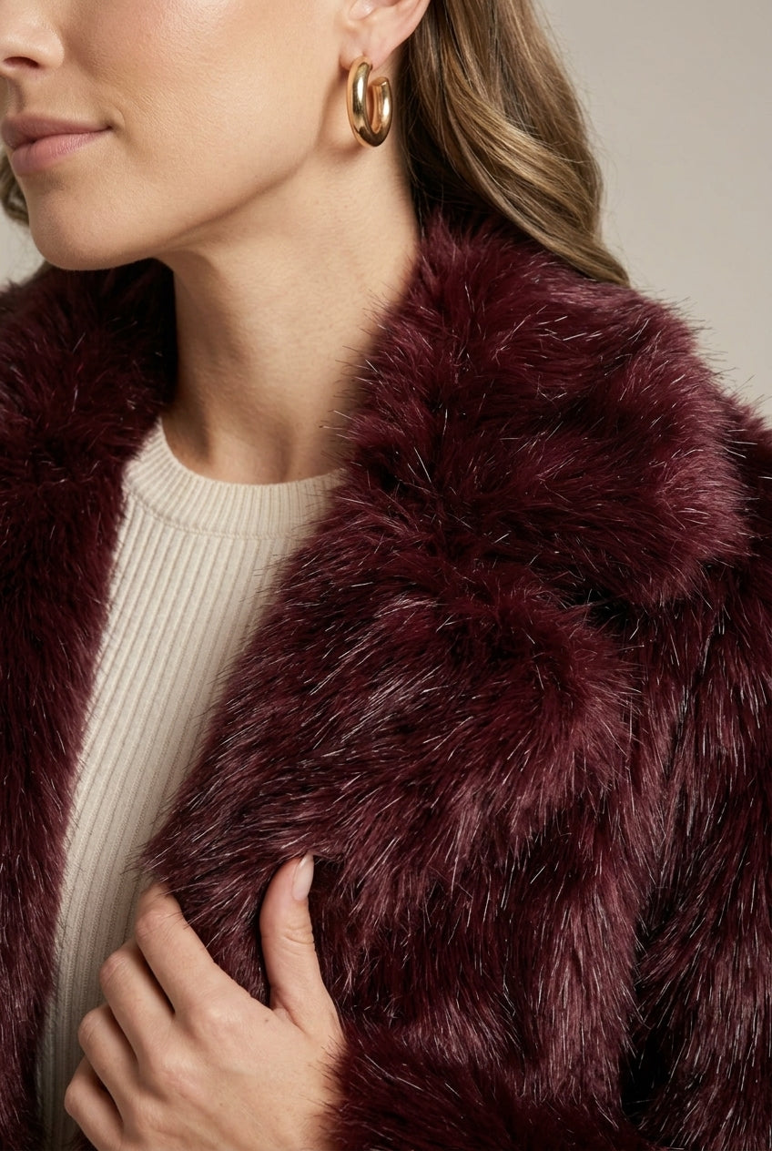 Women's Oversized Faux Fur Jacket