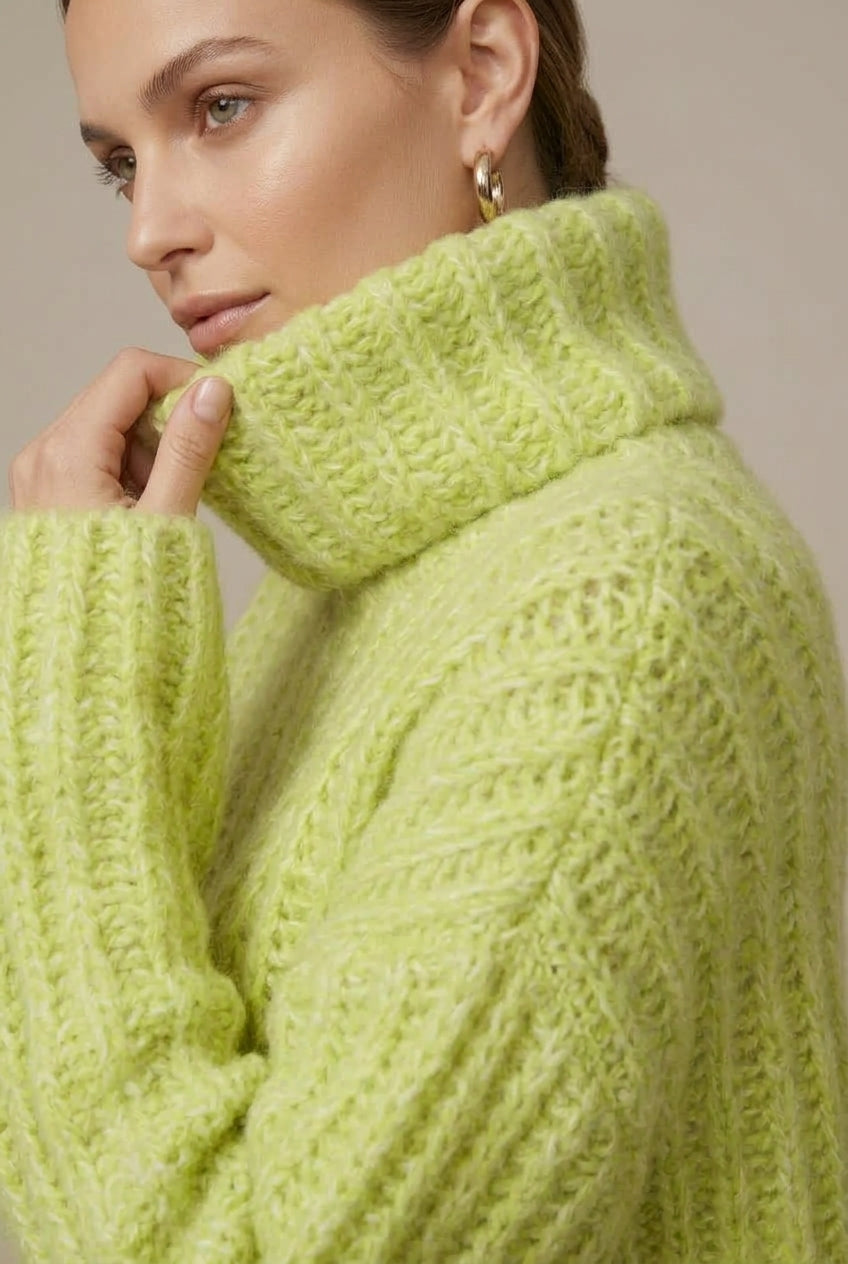 Women's Oversized Ribbed Knit Sweater