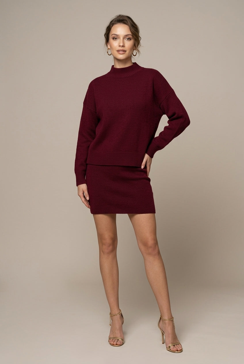 Women's Casual Knit Oversized Two-Piece Set