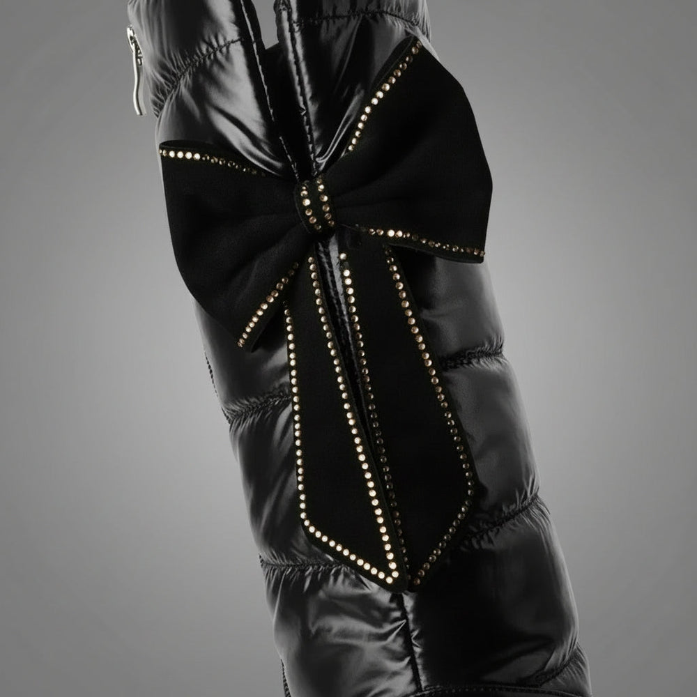 Women's Cozy Quilted Fleece-Lined Over The Knee Boots