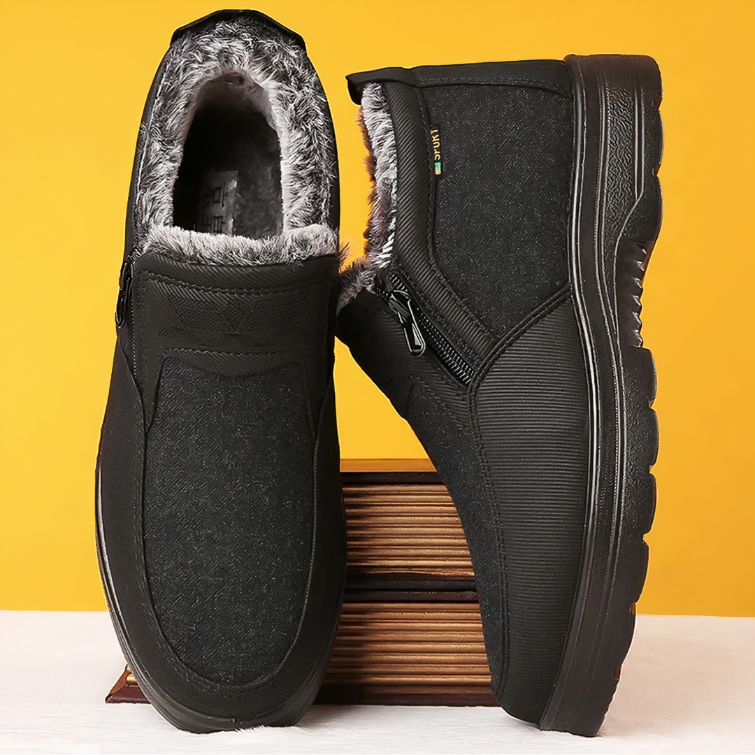 Men's Casual Faux Fur Lined Orthopedic Winter Boots