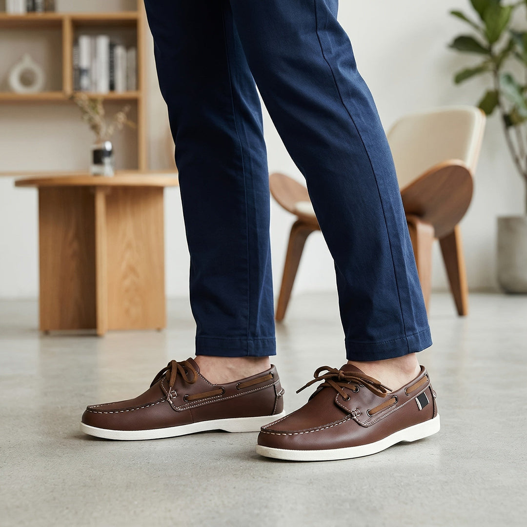 Men's Classic Leather Boat Shoes