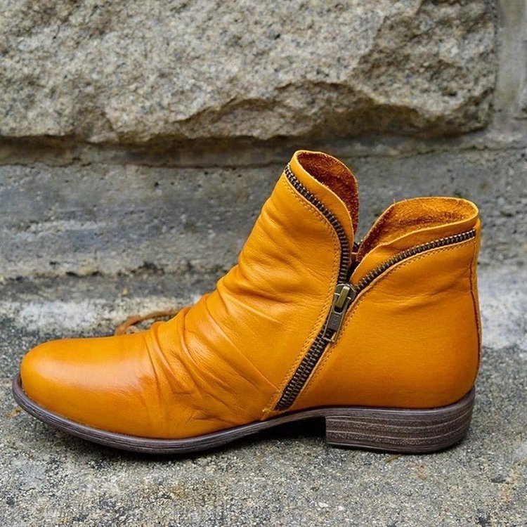 Women's Classic Leather Ankle Boots